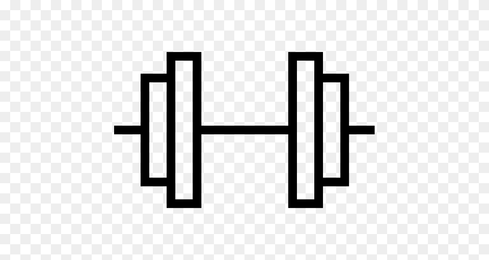 Gym Sports Weightlifter Icon With And Vector Format For, Gray Png