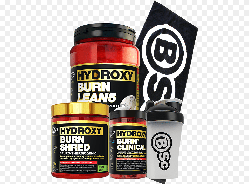 Gym Stack Bsc Hydroxy Burn Lean, Jar, Food, Ketchup, Bottle Free Png Download
