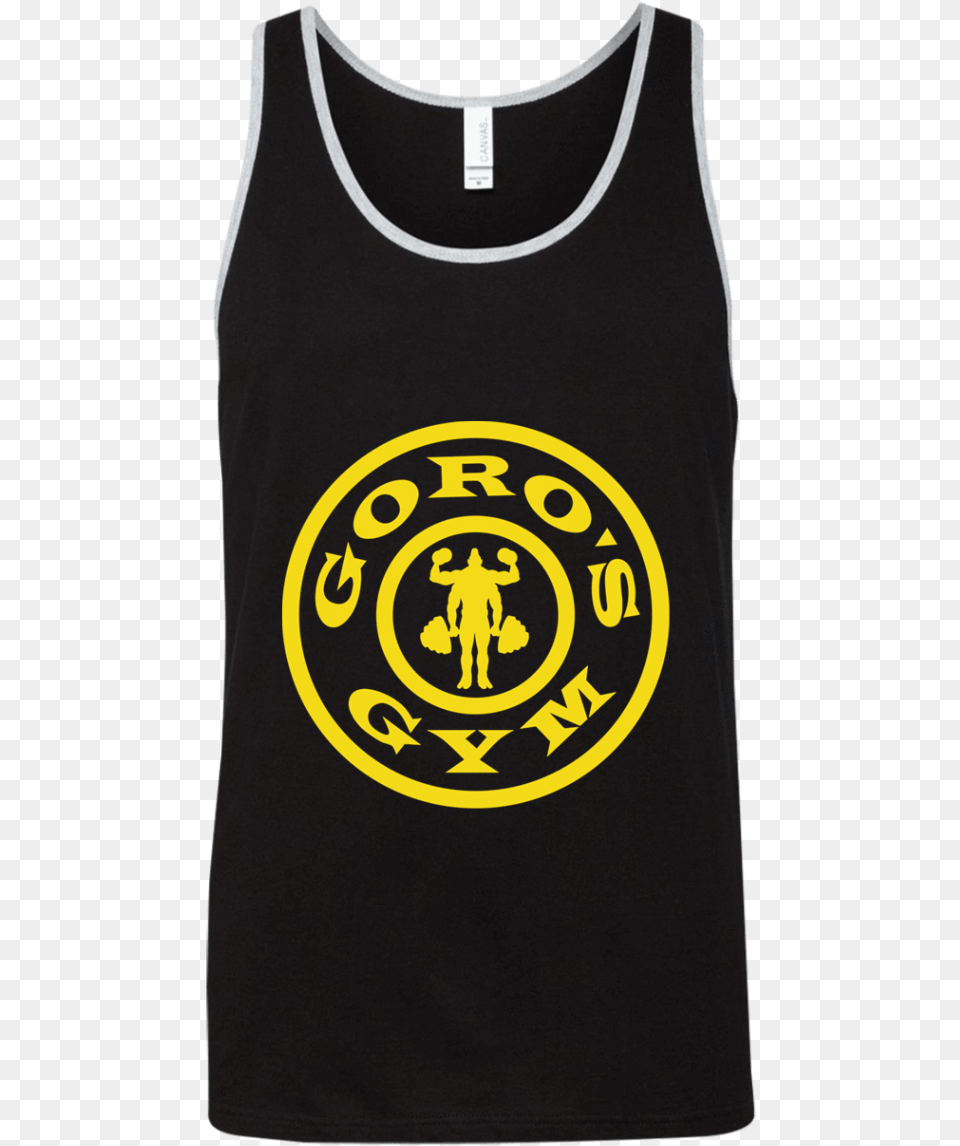 Gym Unisex Premium Tank Top Golds Gym, Clothing, Tank Top, Person Free Png Download