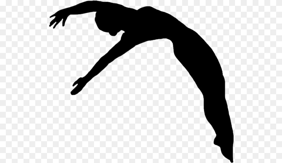 Gymnast Clip Art Springboard Diving Clipart Diver, Silhouette, Dancing, Leisure Activities, Person Free Png