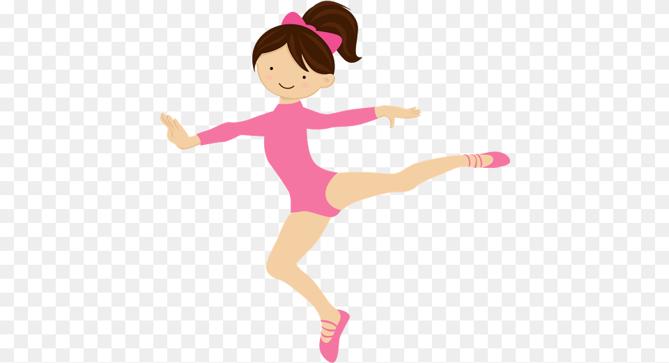 Gymnast Clipart Baby Imagen Animada De Gimnastas, Ballerina, Leisure Activities, Person, Dancing Free Png Download