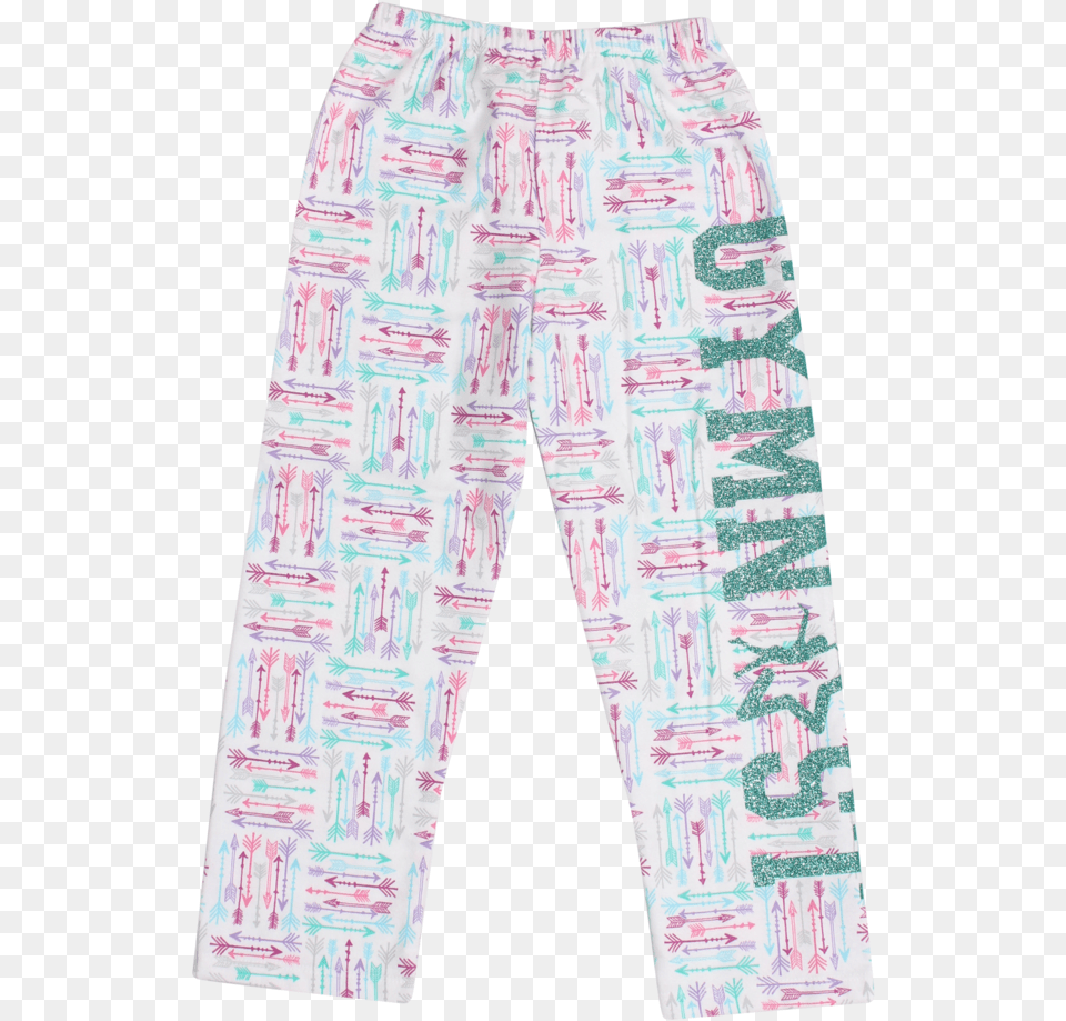 Gymnast Flannel Pants, Clothing, Pajamas, White Board Free Transparent Png