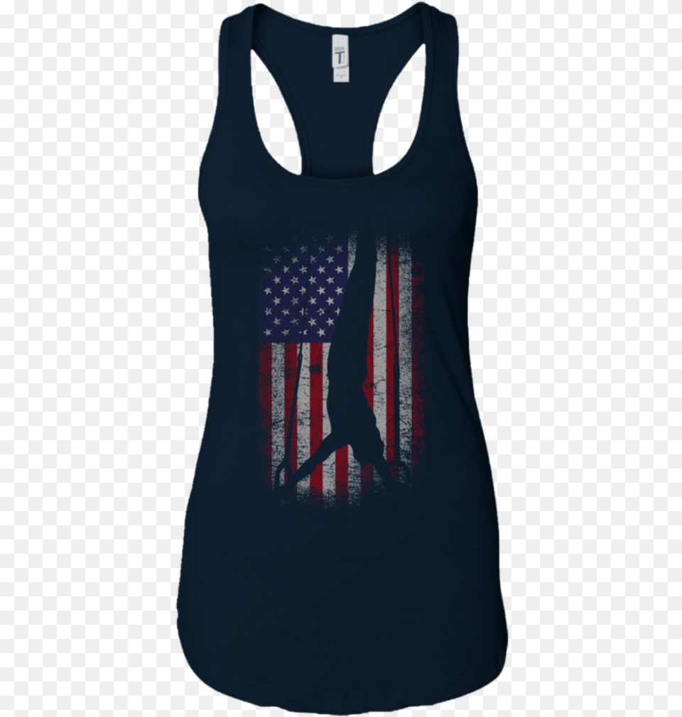 Gymnastic American Flag Gymnastics Rings Menwomen T Shirt, Clothing, Tank Top, Person Free Png