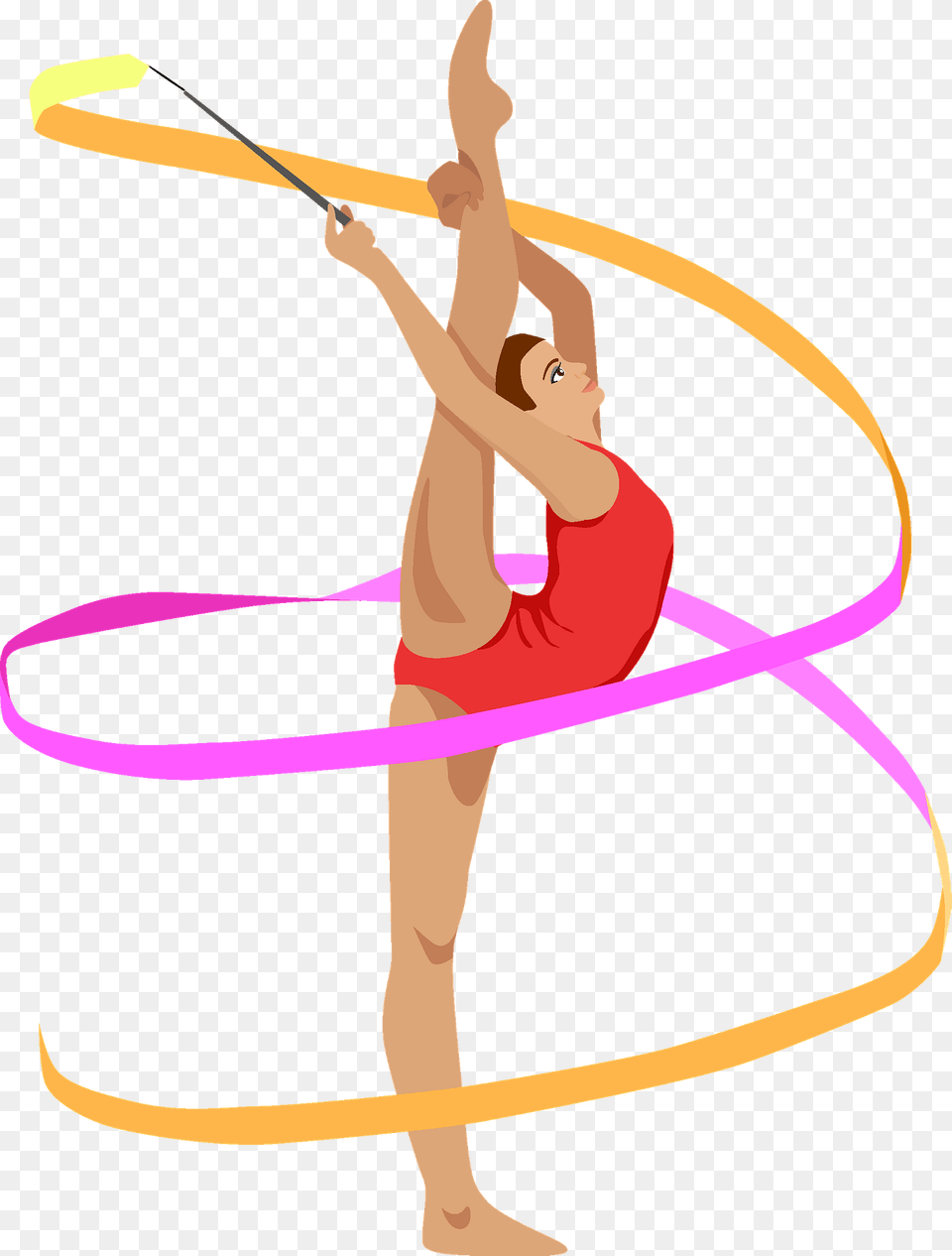 Gymnastic Clipart, Hoop, Person, Acrobatic, Athlete Png