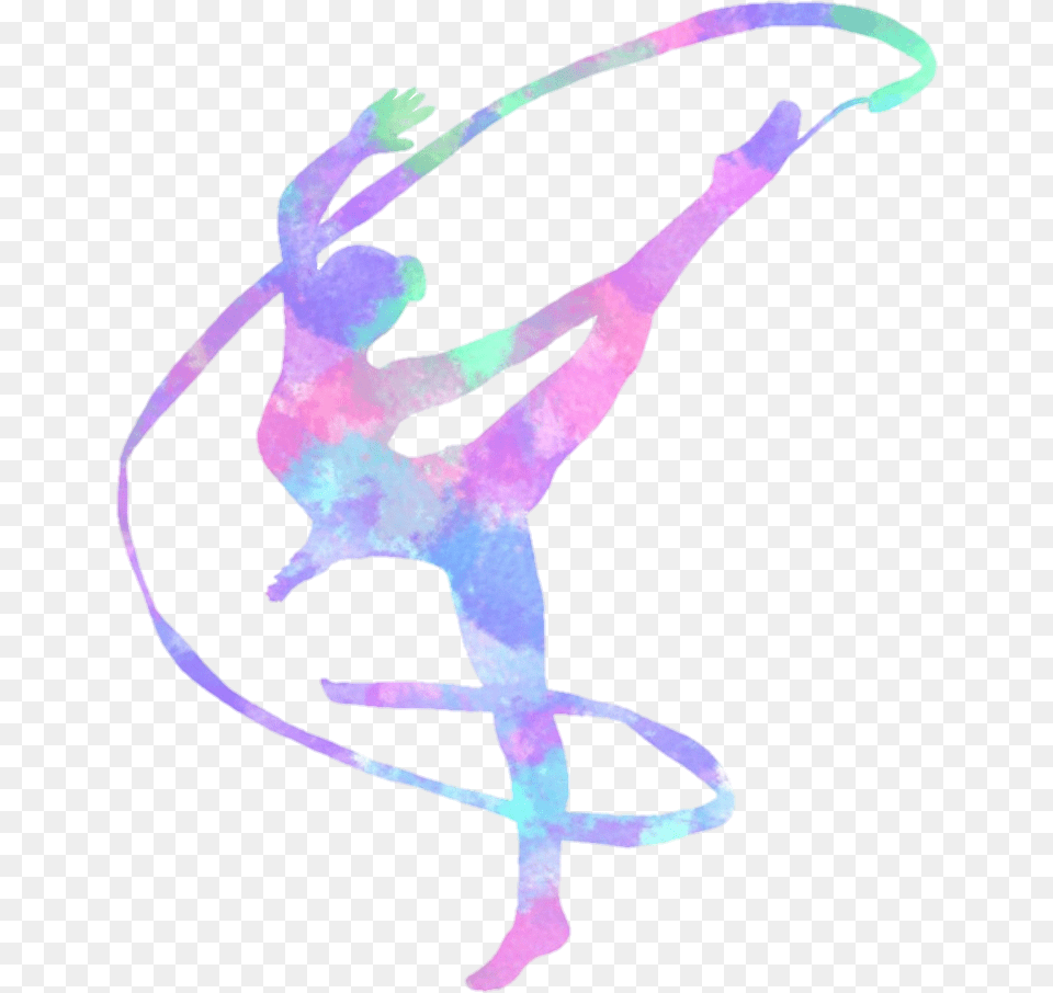 Gymnastic Rhythmicgymnastics Ribbon Dance Dancer Waterc Dance, Person, Acrobatic, Dancing, Leisure Activities Png Image