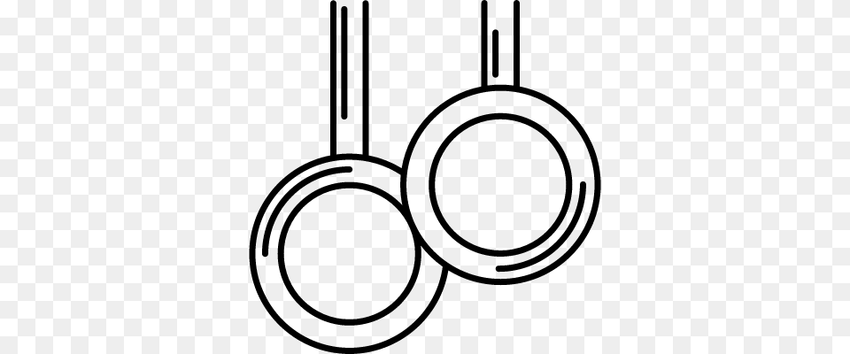 Gymnastic Rings Vector Gymnastics Rings Logo, Gray Free Png