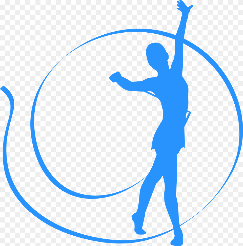 Gymnastic Silhouette, Person, Hoop Png Image