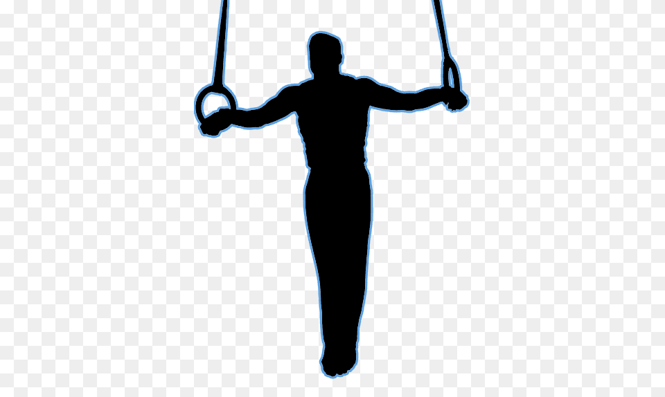Gymnastics, Silhouette, Cross, Symbol, Head Png Image
