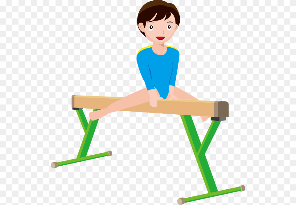 Gymnastics, Acrobatic, Balance Beam, Sport, Face Png