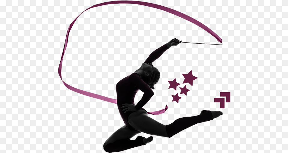 Gymnastics Class Management Software Gimnasia Ritmica Sola, Acrobatic, Weapon, Bow, Person Free Transparent Png
