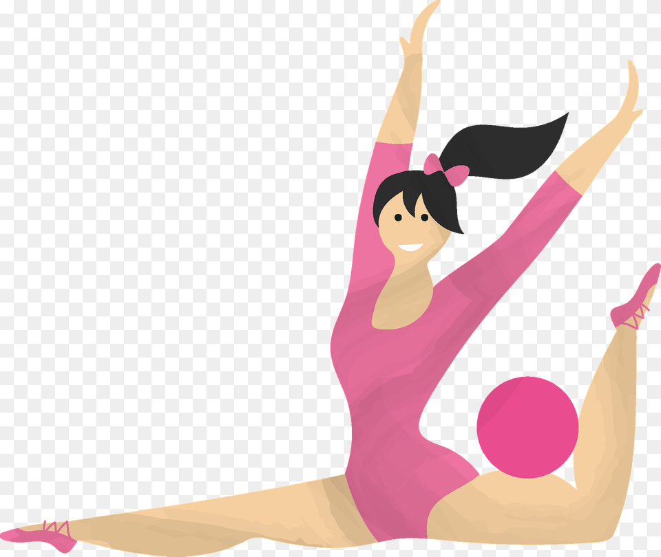 Gymnastics Clipart, Person, Dancing, Leisure Activities, Head Free Png Download