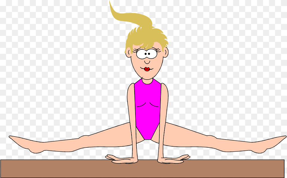 Gymnastics Clipart Cartoon Gymnastics Girls, Face, Head, Person Free Transparent Png