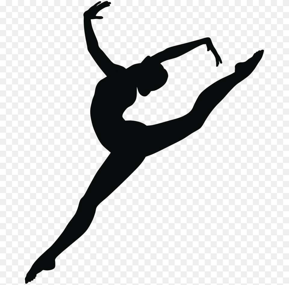 Gymnastics Clipart Poses Gymnastics Black And White, Ballerina, Ballet, Dancing, Leisure Activities Free Png Download