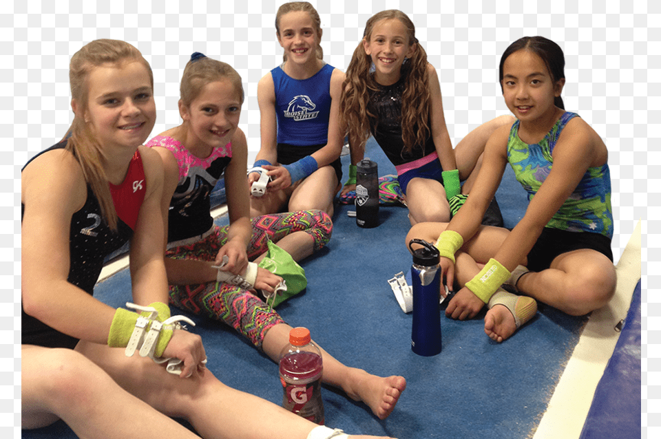 Gymnastics Girls Camp Clipart Boise State Broncos, Shorts, Child, Clothing, Person Free Png