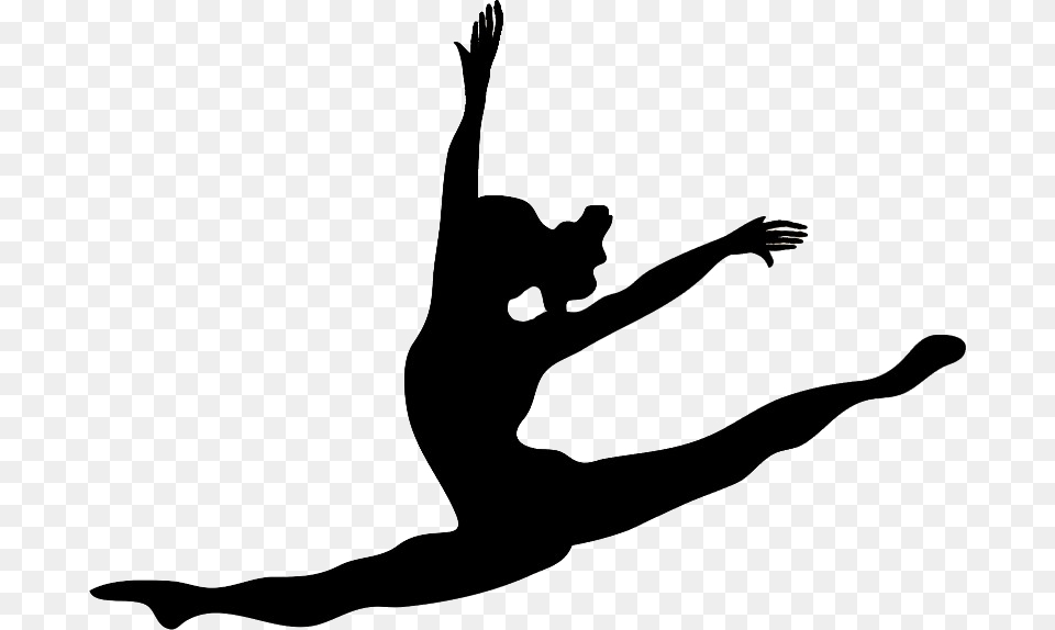 Gymnastics Photo Gymnastics, Dancing, Leisure Activities, Person, Silhouette Png Image
