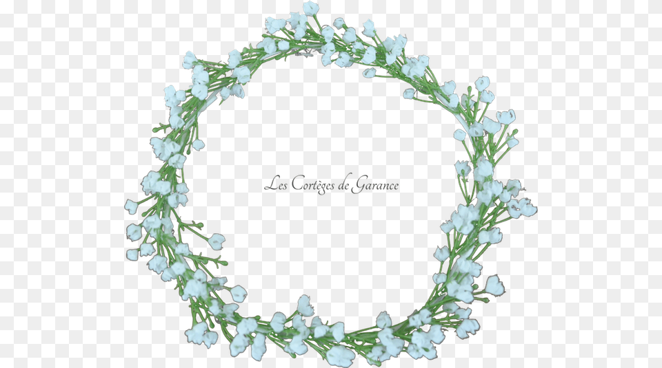 Gypsophile Copie Couronne De Fleurs Mariage, Plant, Flower, Flower Arrangement, Wreath Free Png Download
