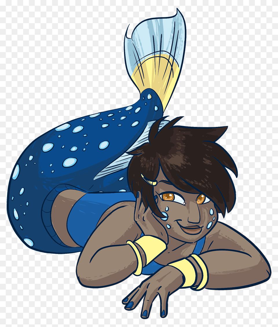 Gypsy Mermaid Clipart, Face, Head, Person, Baby Free Png Download