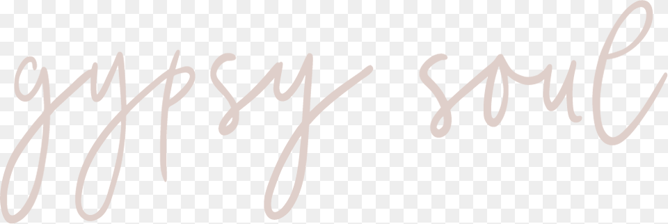 Gypsy Soul Logo Calligraphy, Handwriting, Text Free Png