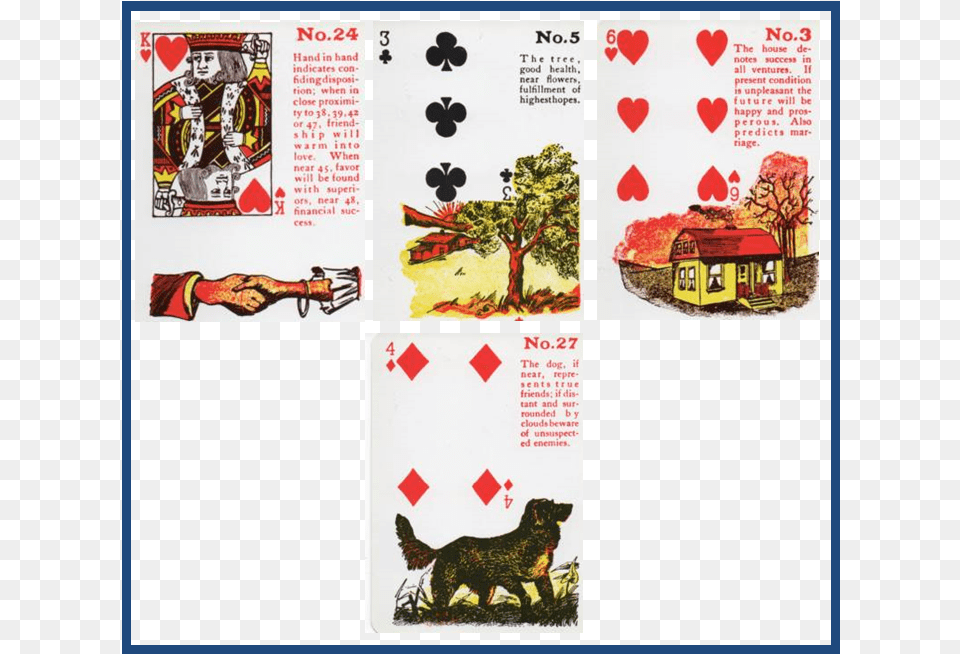 Gypsy Witch Fortune Telling Playing Cards Gypsy Witch Fortune Telling Cards Book, Advertisement, Poster, Publication, Comics Free Png Download