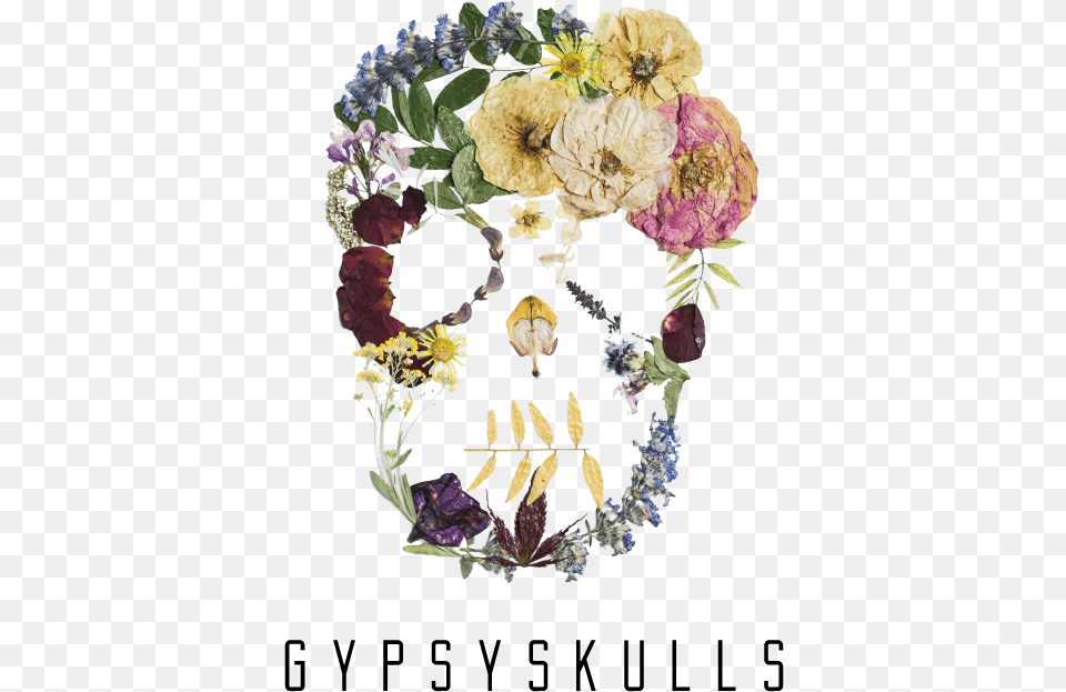 Gypsyskull Black 1000px, Art, Plant, Collage, Floral Design Free Png