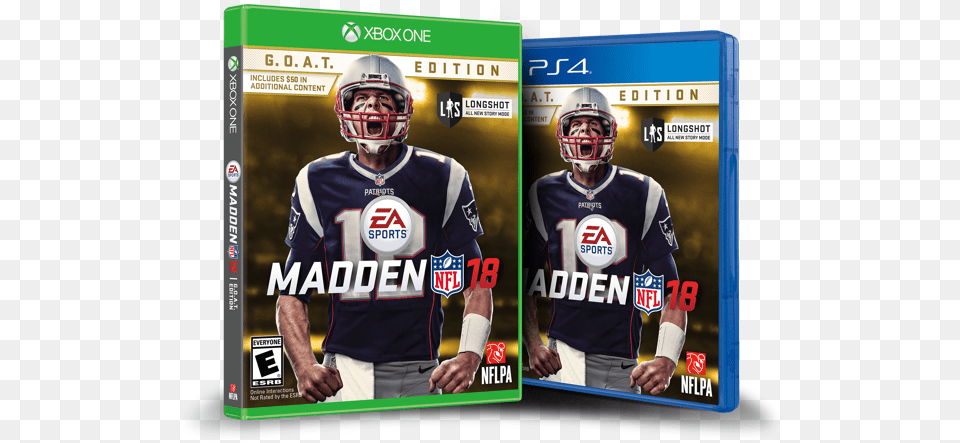 Gyvi Madden 18 Goat Edition, Helmet, Person, People, Adult Free Png Download