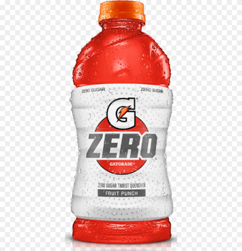 Gzero Fruit Punch Orange Gatorade Zero, Bottle, Shaker, Beverage, Pop Bottle Free Png