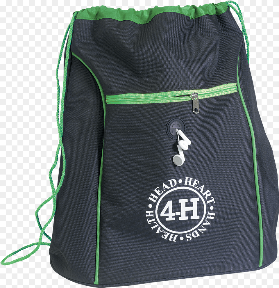 H Cinch Bag With Mp3 Pocket, Backpack, Accessories, Handbag, Tote Bag Png Image