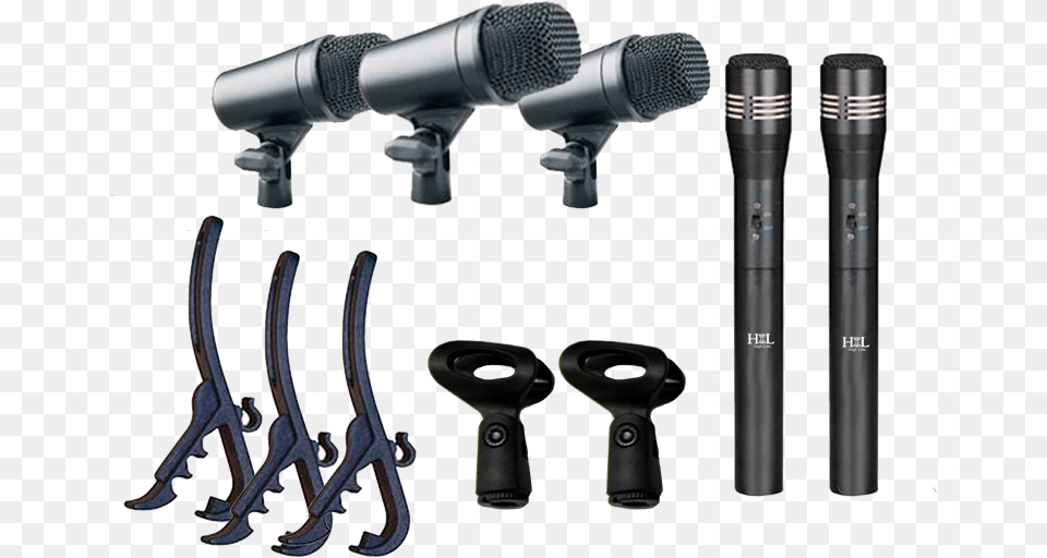 H M5 Kit De Microfonos Para Bateria High Line Tool, Electrical Device, Microphone, Appliance, Blow Dryer Free Png