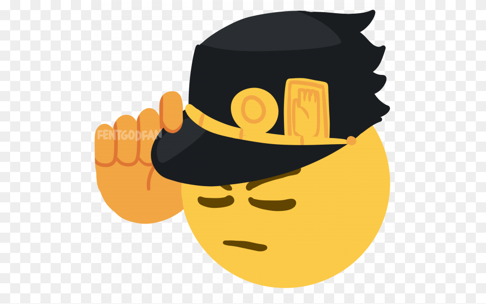 H O W D Y Jotaro Emoji, Clothing, Hat, Photography, Baby Png Image