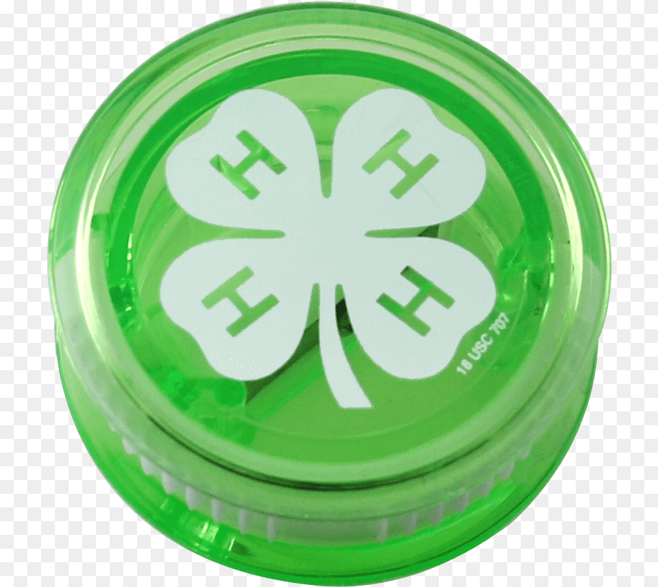 H Pencil Sharpener Four Leaf Clover 4 H, Plate, Bottle Free Png Download