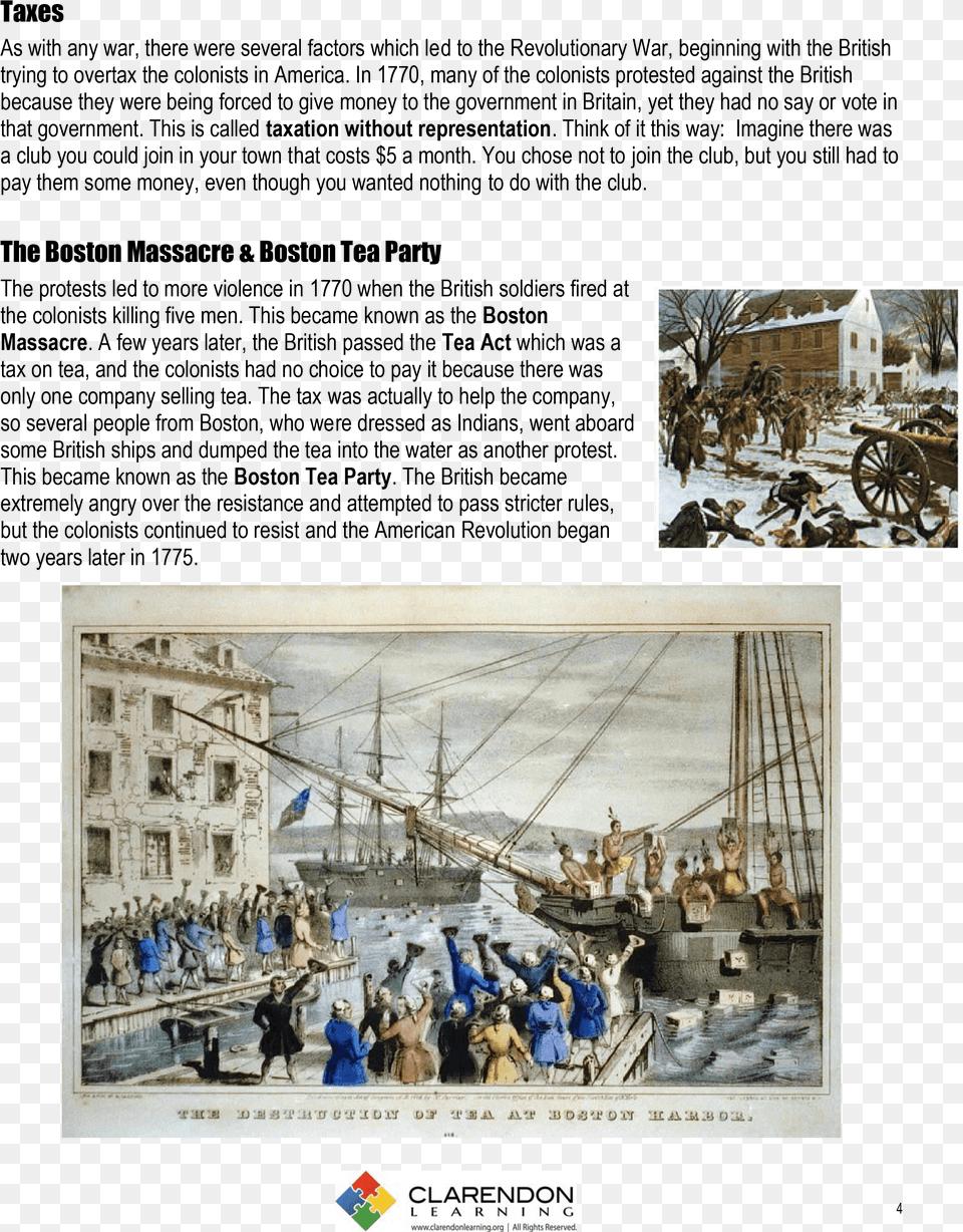H The Revolutionary War Before And After Destruction In Revolutionary War, Art, Painting, Collage, Person Png Image