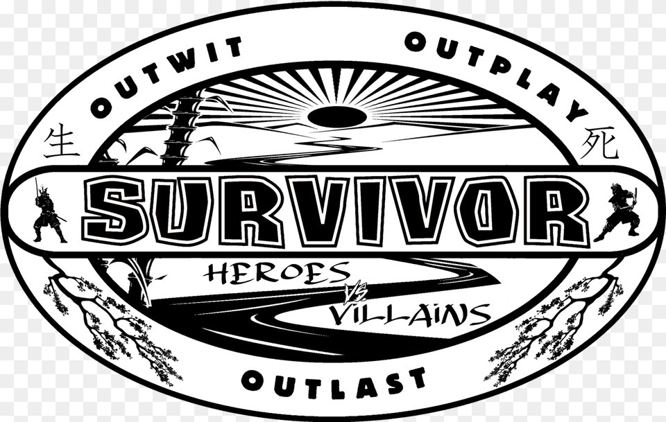 H Vs V Logo Survivor, Person, Emblem, Symbol, Sticker Png Image