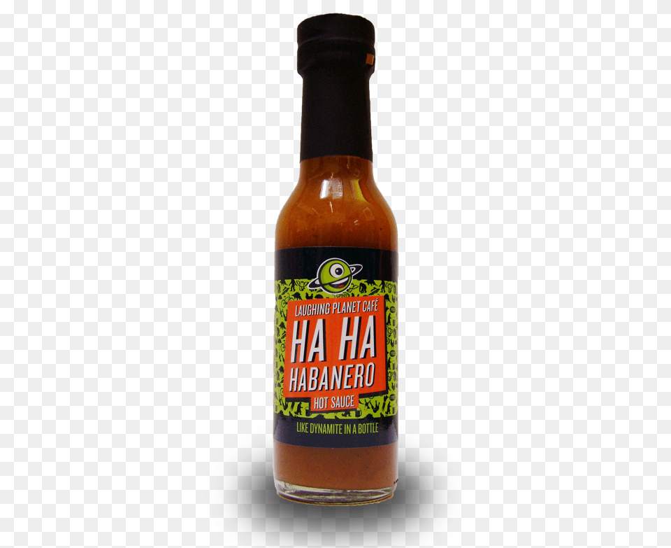 Ha Ha Habanero Hot Sauce Sauce, Alcohol, Beer, Beverage, Beer Bottle Png Image