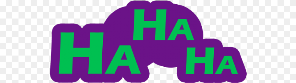 Ha Ha Sticker, Green, Purple, Light, Text Free Png Download