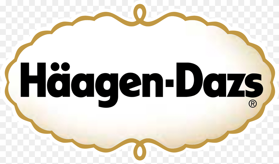 Haagen Dazs Ice Cream Logo, Oval, Sticker, Text Png