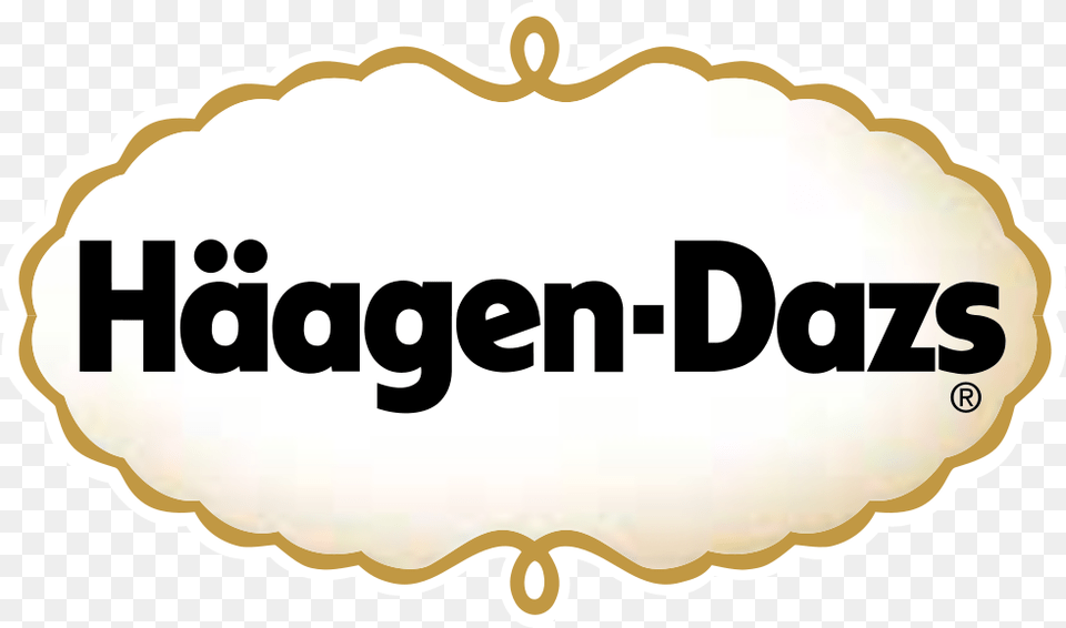Haagen Haagen Dazs Ice Cream Logo, Sticker, Oval, Text Png