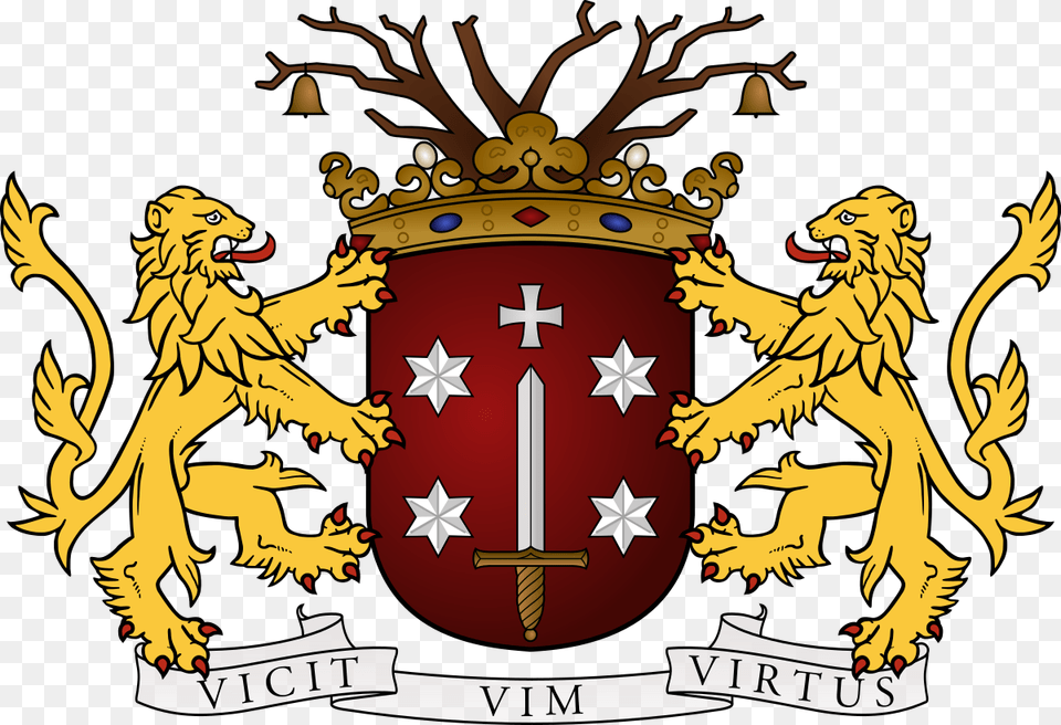 Haarlem Coat Of Arms, Emblem, Symbol, Animal, Mammal Free Transparent Png
