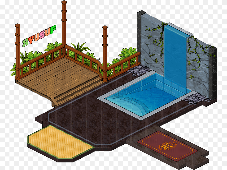 Habbo Bg Spa Habbo Bg, Architecture, Building, Deck, Porch Png Image