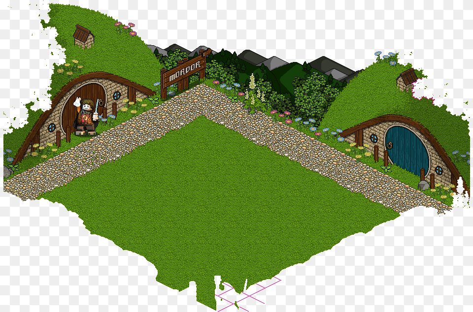 Habbo Room Ads Background, Plant, Grass, Road, Yard Free Png