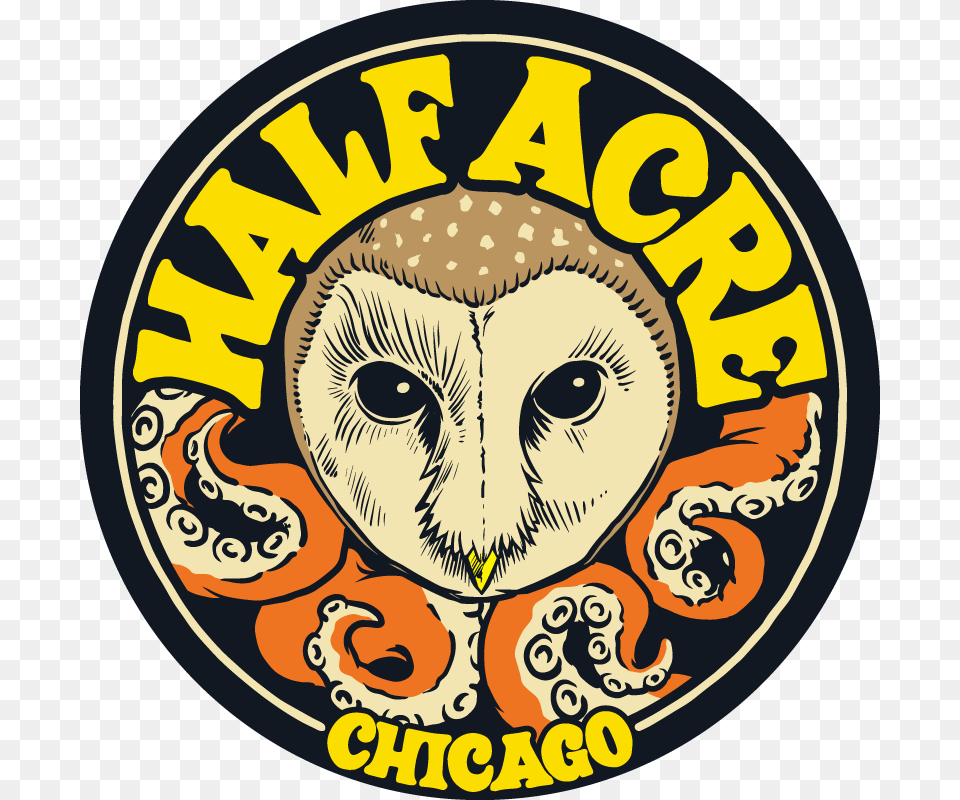 Habc Owlhead Half Acre Brewery Logo, Face, Head, Person, Baby Png Image