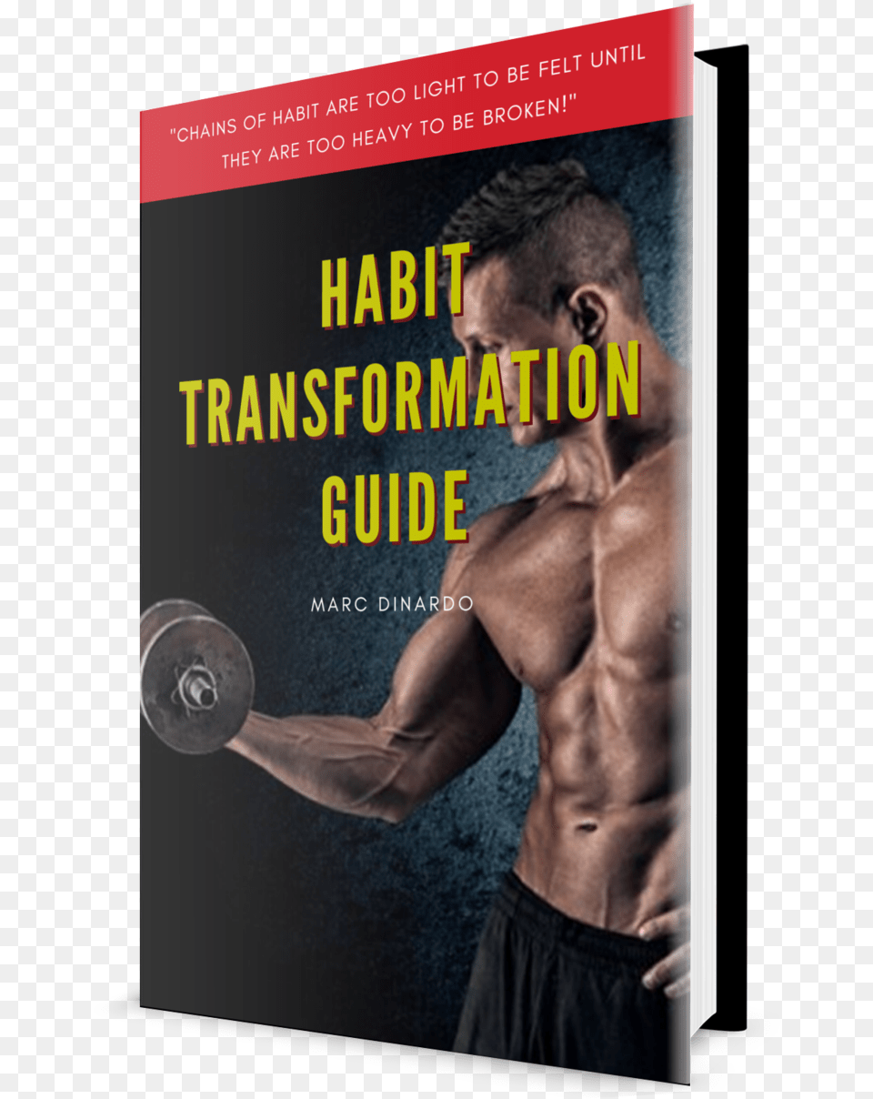 Habit Transformation Guide Biceps Curl, Adult, Publication, Person, Man Free Png Download