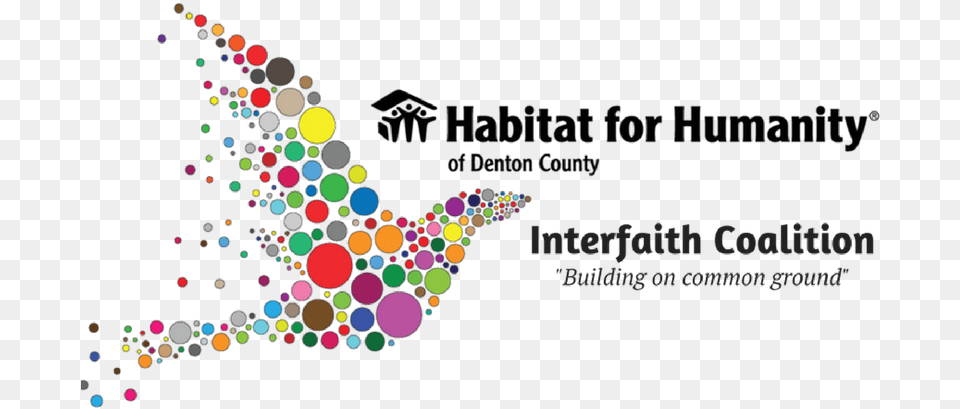 Habitat For Humanity Denton County Colorful Circles Vector Art, Graphics, Pattern, Accessories Free Png
