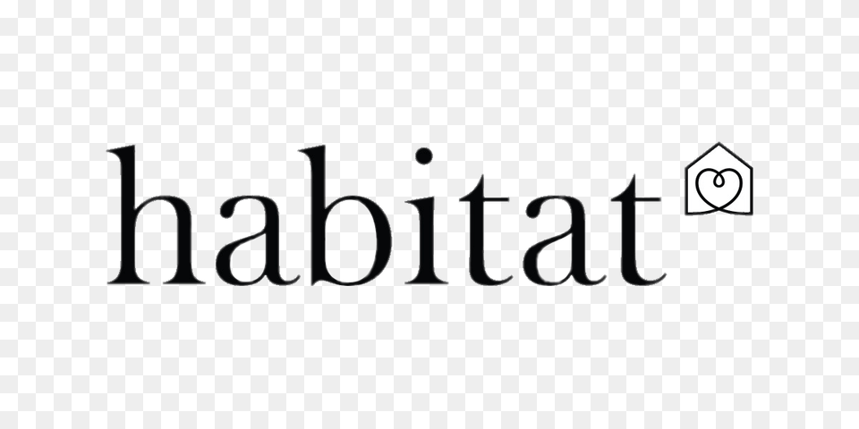 Habitat Logo, Green, Text Png