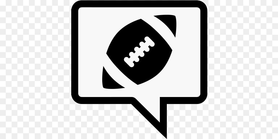 Hablemos De Football American Football, Stencil Png Image