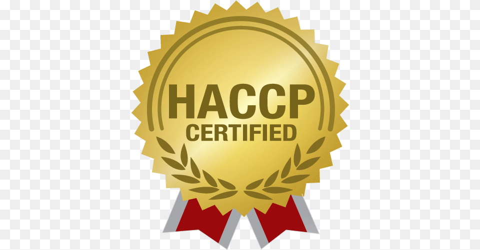 Haccp Certification Haccp Hazard Analysis And Critical Control Point, Gold, Logo, Badge, Gold Medal Free Png