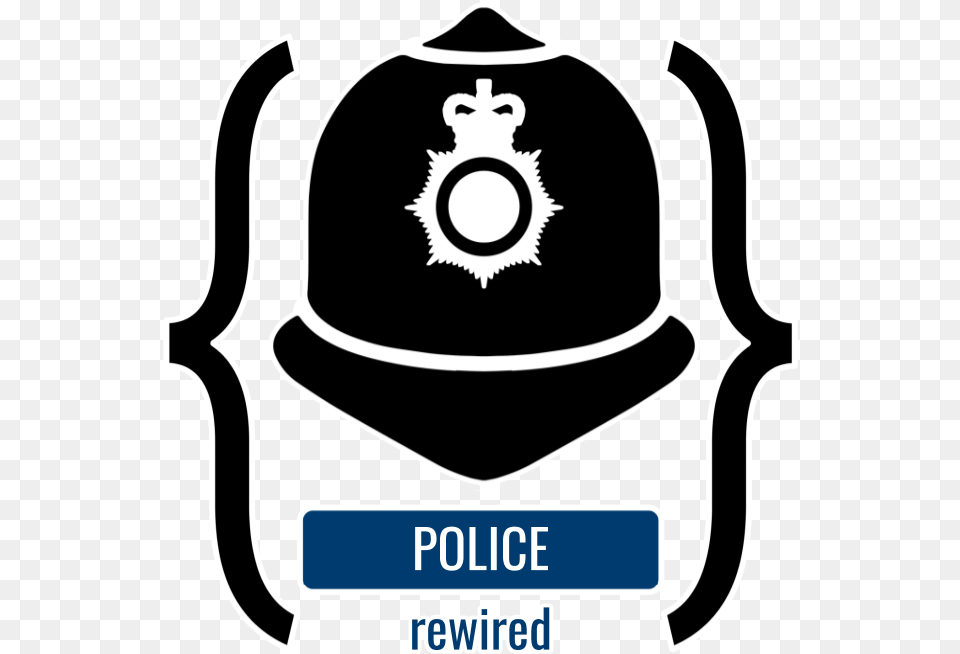 Hack The Police Logo Police Rewired Logo Police Uk Clipart, Stencil, Symbol, Ammunition, Grenade Free Png