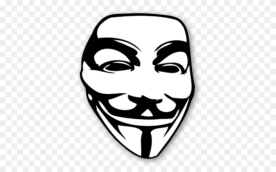 Hacker, Stencil, Face, Head, Person Free Png