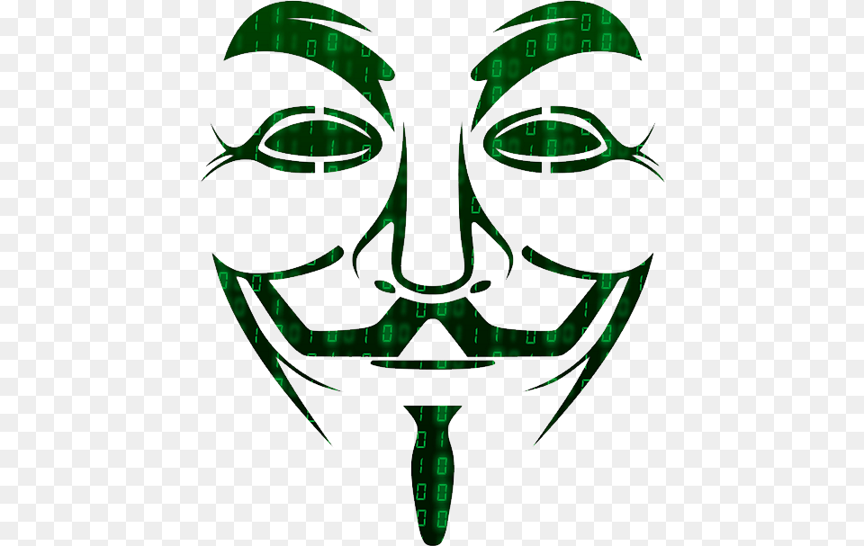 Hacker, Green, Stencil, Animal, Fish Png Image