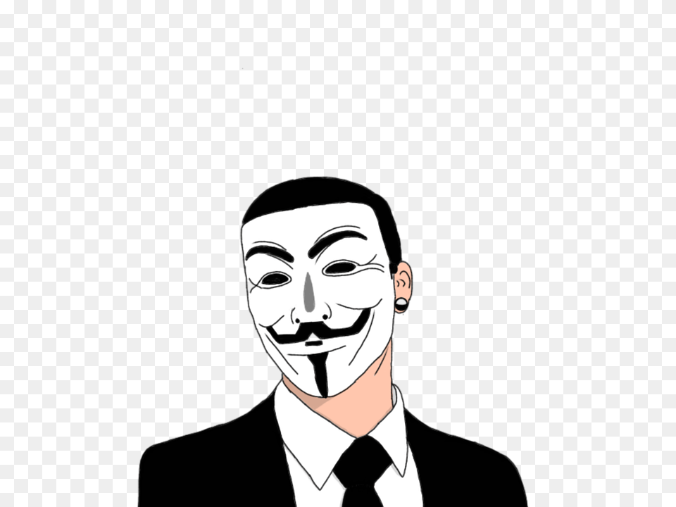 Hacker, Stencil, Adult, Person, Man Free Transparent Png