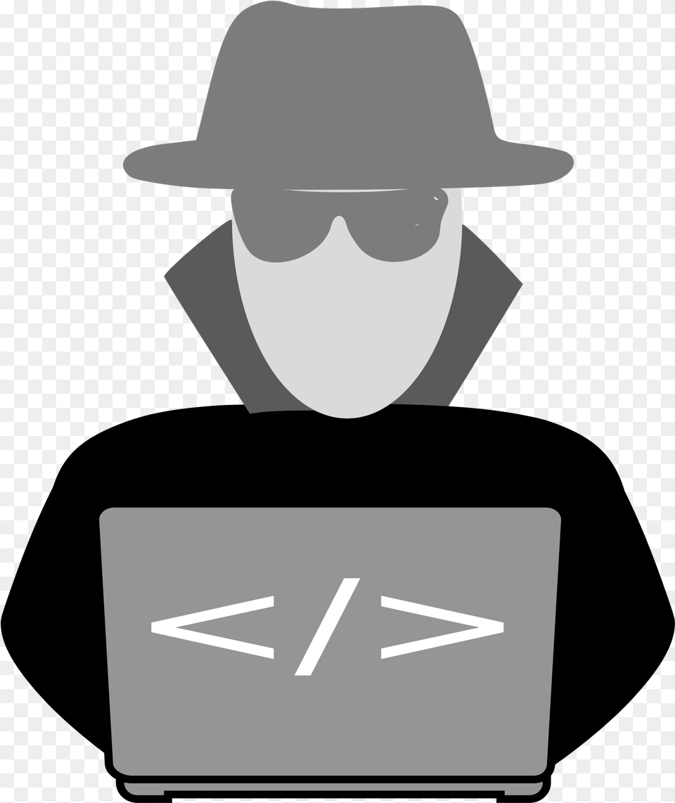 Hacker, Hat, Clothing, Computer, Pc Free Png